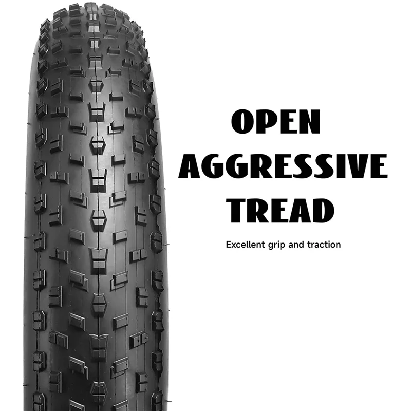 إطار دراجة ABLB-5X، إطارات دراجة بديلة قابلة للطي، إطارات دراجة كهربائية متوافقة مع دراجة الثلج الجبلية الواسعة، 20 × 4.0 بوصة