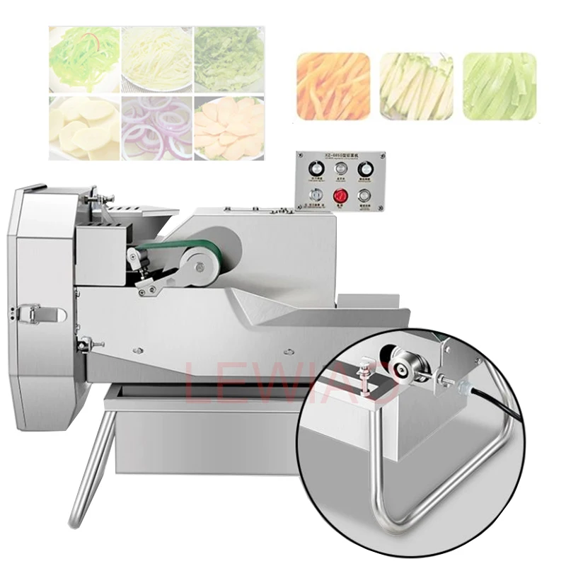 Commercial Shredder Vegetables Melons Onion Slicing Shredding Machine Multifunction Cutter Cut Minced Potato Carrot