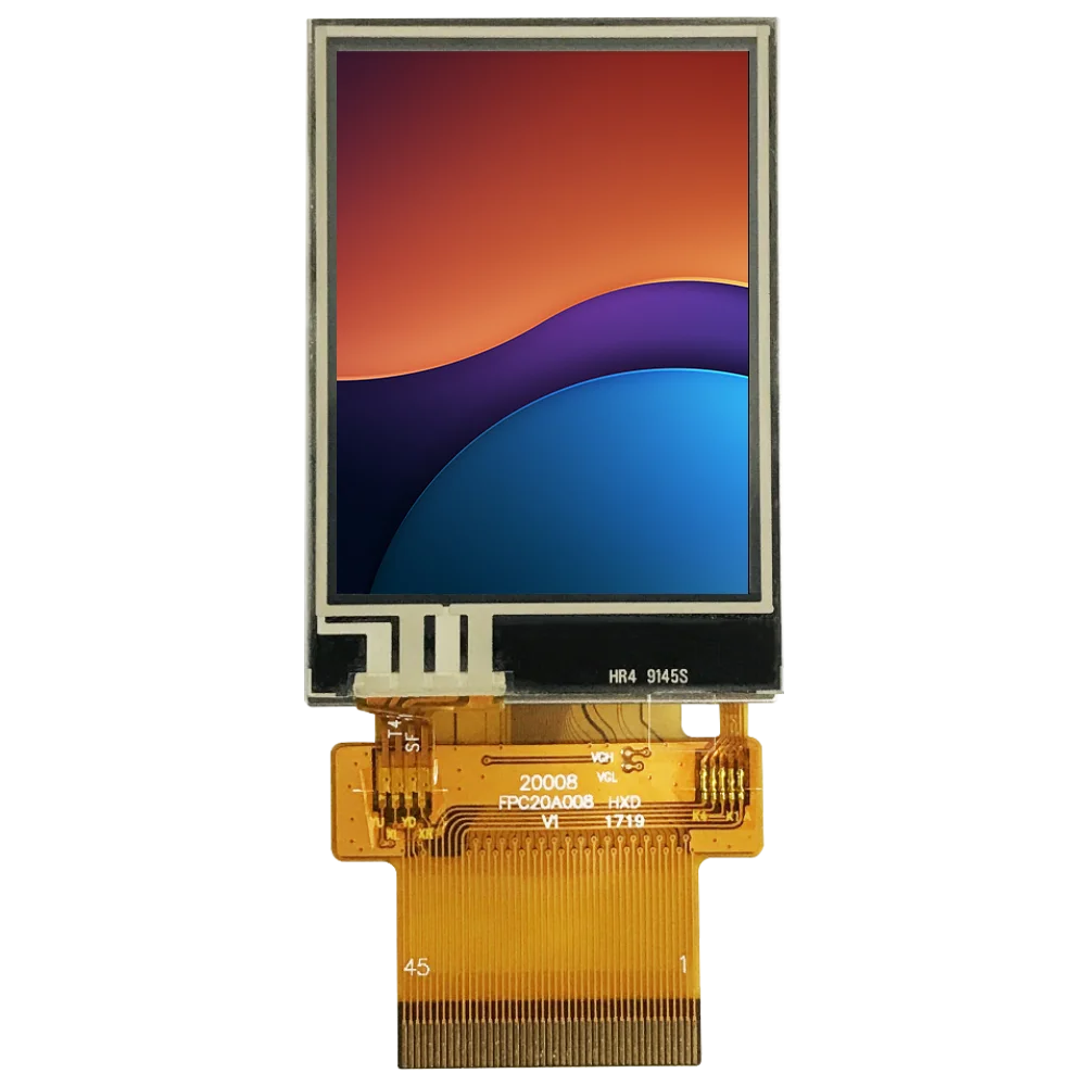 2inch 240x320 TFT display ST7789V MCU SPI RGB interface LCD with resistive touch panel high brightness 500nits indoor device