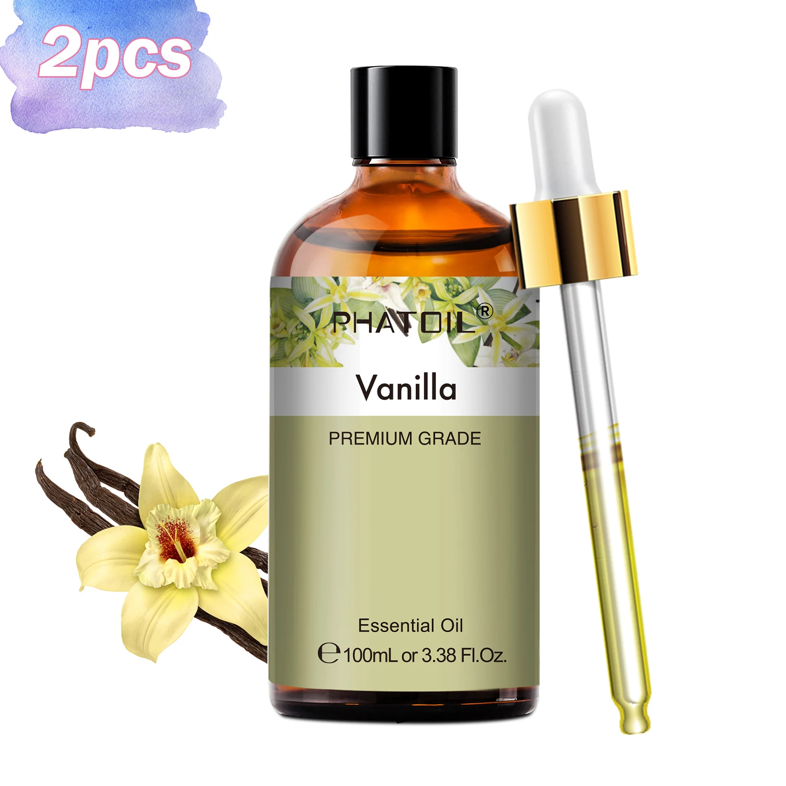 PHATOIL 2PCS 100ml 순수 에센셜 오일 세 - Home Fragrance Eucalyptus 리뷰 및 가격