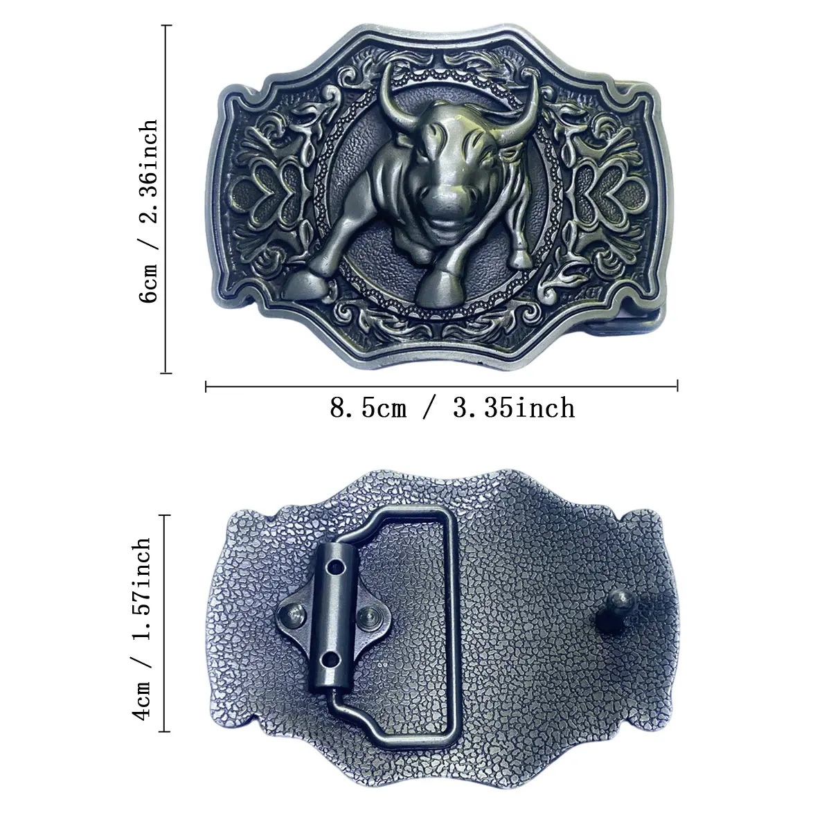 إكسسوار حزام الثور الرجعية للرجال من T-DISOM على الطراز الكلاسيكي العصري