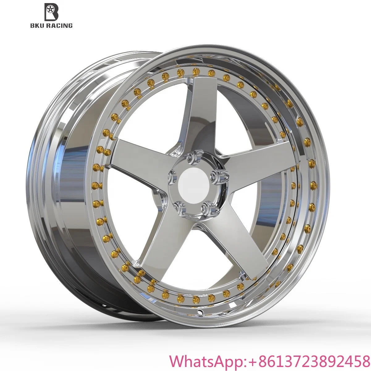 

2 Piece Design 5x114.3 19 Inch Rims 6061-T6 Aluminum Alloy Forged Wheel Deep Dish Passenger Car Wheels