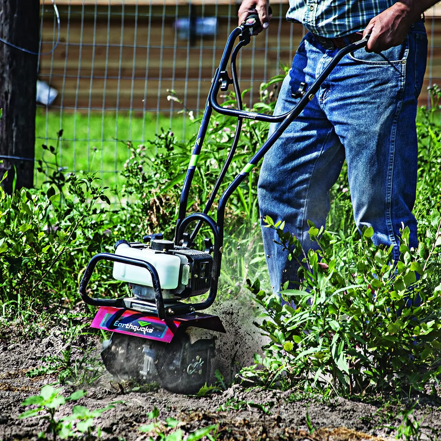 Cultivateur à essence, micro-cultivateur pouvant être utilisé pour le labour, le travail du sol, la création de sillons, le désherbage, mini-cultivateur pour fermes, parcs, jardins, cours, champs, plaines