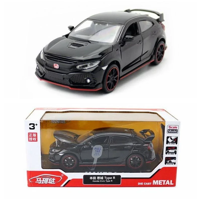 1:32 HONDA CIVIC TYPE-R Diecasts Toy Vehicles Metal Car Model Car Collection Toys for Children Christmas Gift A109