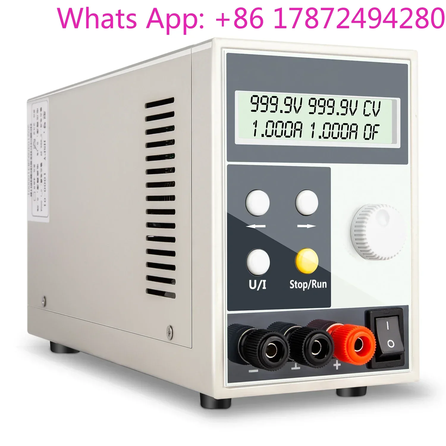 Programmable Variable Power Supply, 60-2 DC High Voltage 60V 2A Digital Adjustable