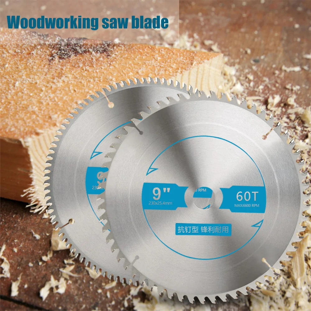 1Pcs Electric Circular Saw Blade Wood Cutting Disc Angle Grinder Accessories 180/230MM 40/60/80T Compact Circular Saw Tools