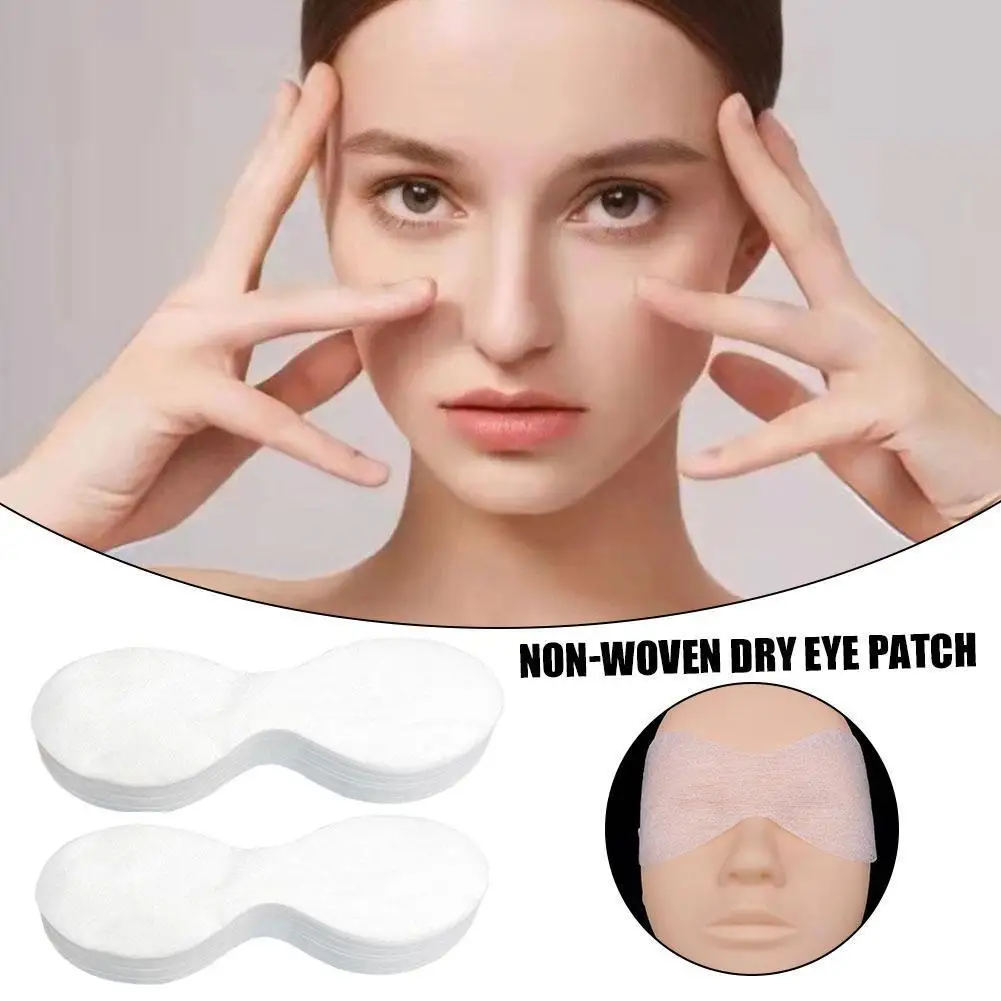 

Hot100PCS Disposable Eye Mask Paper, Non Woven Eye Care Patches Paper Eye Covers, Cotton Spa Eyes Pads for Beauty Tool