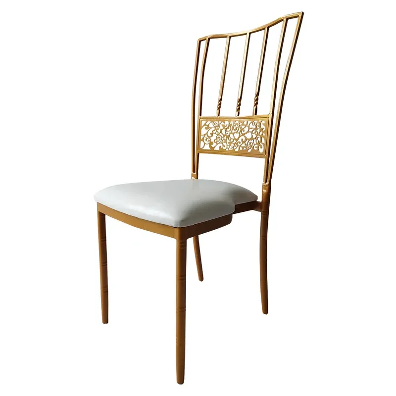 Factory Wholesale Iron Chair for Hotel Banquet Wedding Outdoor Lawn Events Bamboo Style Reinforced King Soft Bag Chair