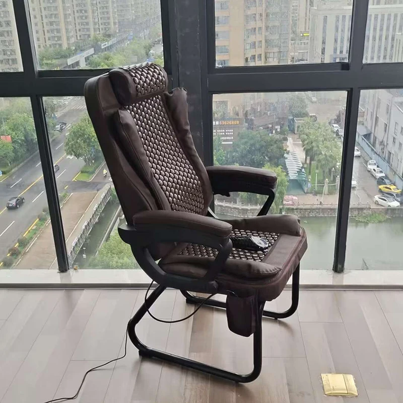 

Best Lumbar Support Heat Back and Neck Massager With Vibration Full Body Massage Chair With Prostate Therapy