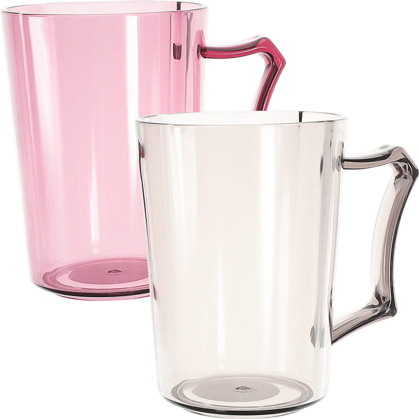 

2pcs Plastic Toothbrush Cups Safe Bathroom Mouthwash Travel Lightweight Fashion Stylish Portable Christmas Gifts