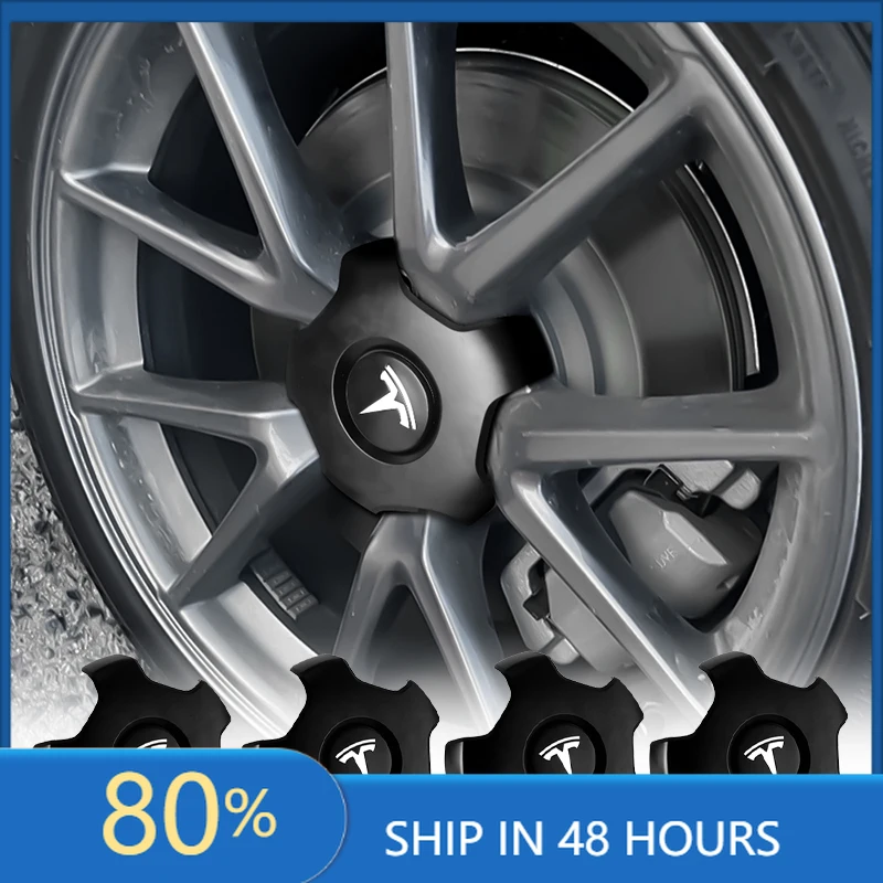 

Car Stickers 4Pcs 180mm For Tesla X S 3 Y Original Hubcaps Car Wheel Center Covers Decoration Sticker ABS Auto Hub Caps Emblem R