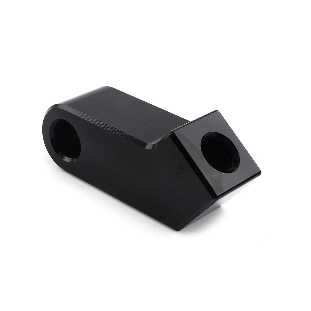 Black Motorcycle CNC Headlight Mounting Block Bracket for Harley Custom Headlight with a 3/4