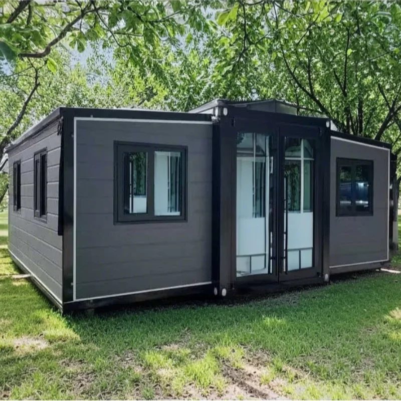 Customized Ready Made Expandable Container House And Portable Mobile Home 40ft 3 Bedrooms Luxury Villa Hot