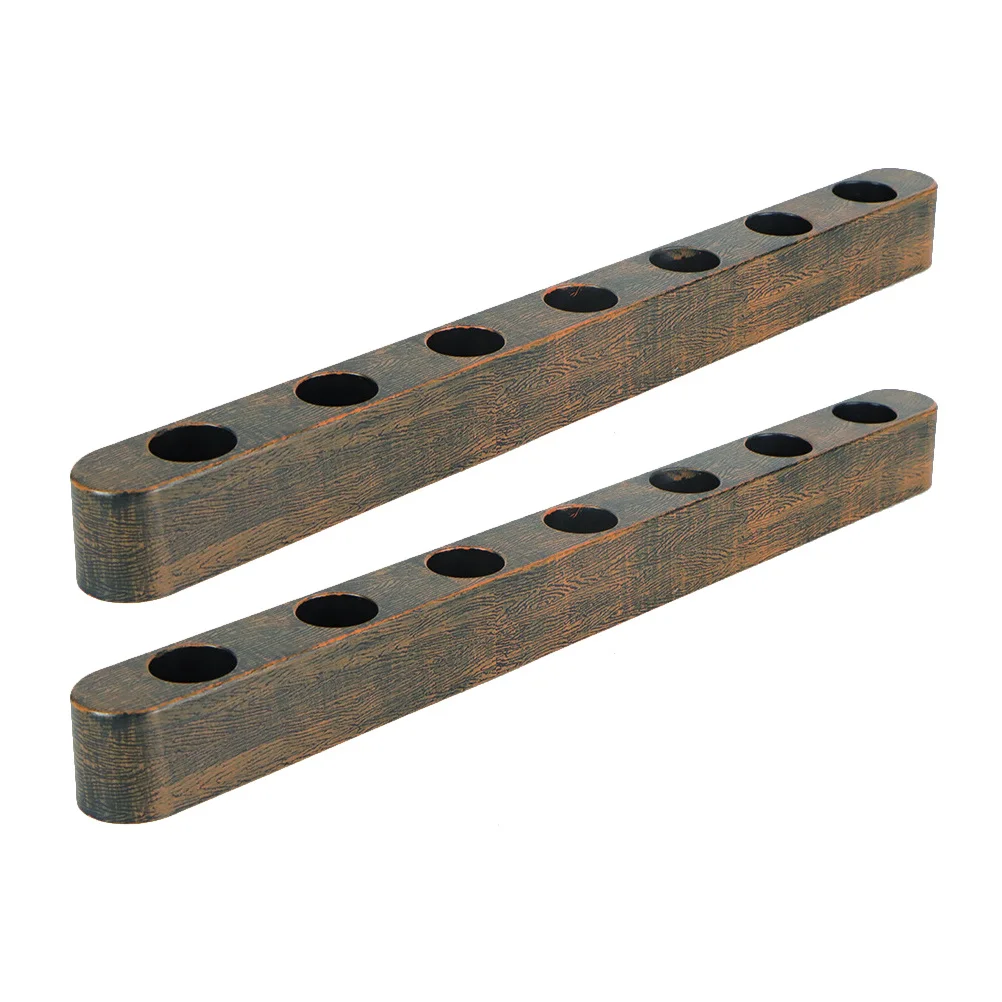 

2pcs Desktop Holder 7-Hole Plastic Stable Decorative Stand For Wedding Party Table Vintage Pillar Christmas Dinner