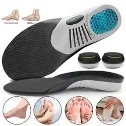 1Pair Orthopedic Insoles Orthotics Flat Foot Health Sole Pad For Shoes Insert Arch Support Pad Plantar Fasciitis Feet Care Pads