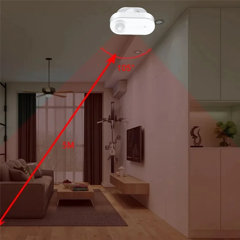 ABZZ-3 In 1 Sensore Graffiti Intelligence Zigbee PIR A Infrarossi + Modulo Onda 24GHZ Mm + Sensore di Luce Sensore di Movimento di Presenza Umana