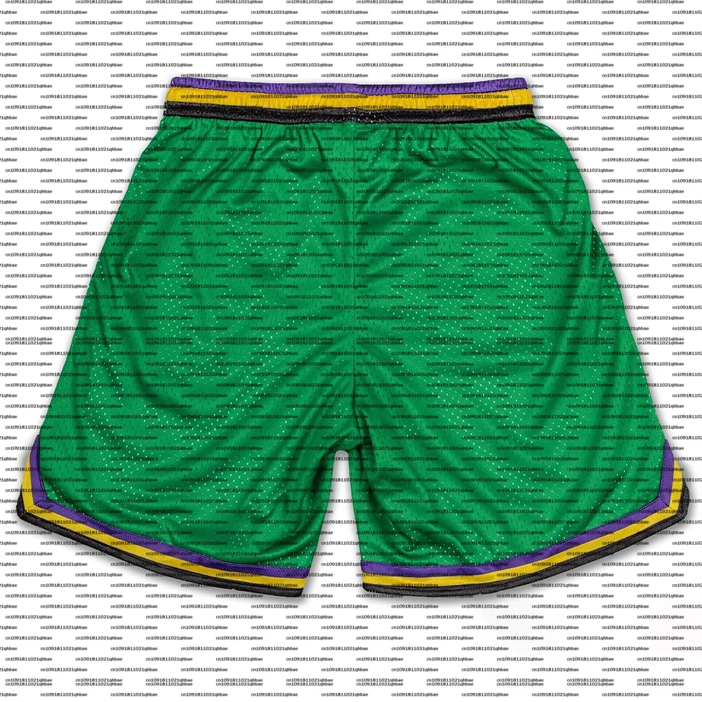 Mighty Ducks Hockey Retro Mesh Shorts Kid/Adult Sports Basketball Shorts Oversized Breathable Quick Drying Men's Casual Shorts﻿