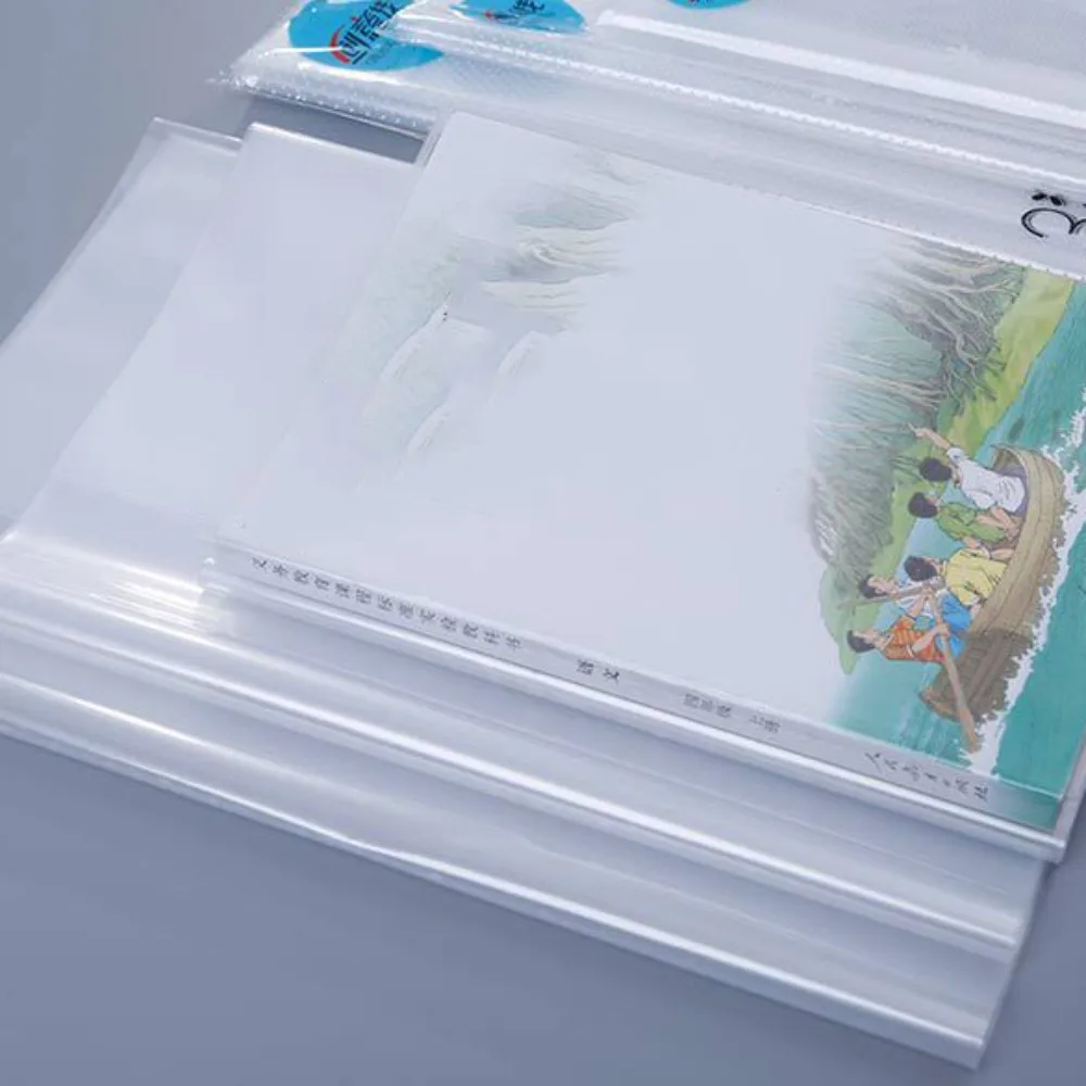 10 Sheets A4 Clear Book Wrap Transparent Self Adhesive Book Protector Cover Dirt-proof Waterproof Notebook Protector Wrap Book