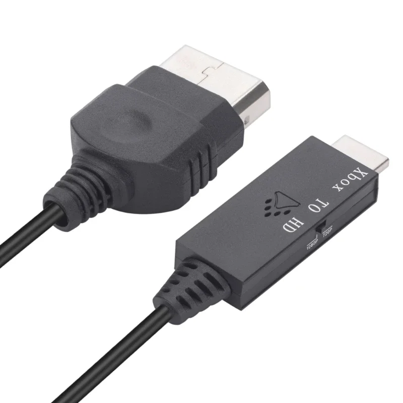 for XBOX to HD-compatible Converter Cord Wire 1080i 720p 480p Original AV Cable Adapter for All Classic Console Models