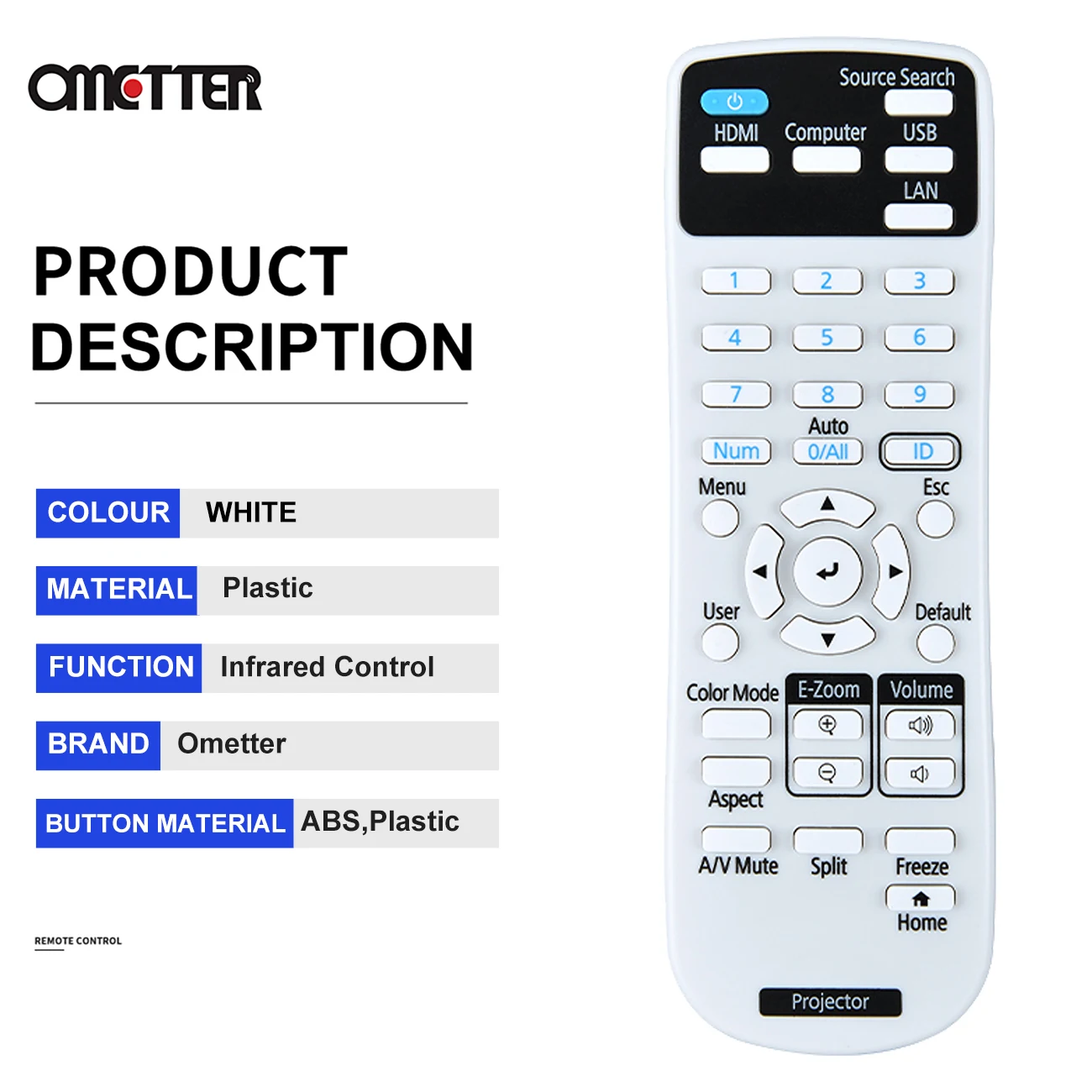 Nuevo Control remoto del proyector para Epson CB-E10 CB-L735U 219735300 EB-L530U EB-L630SU proyector doméstico