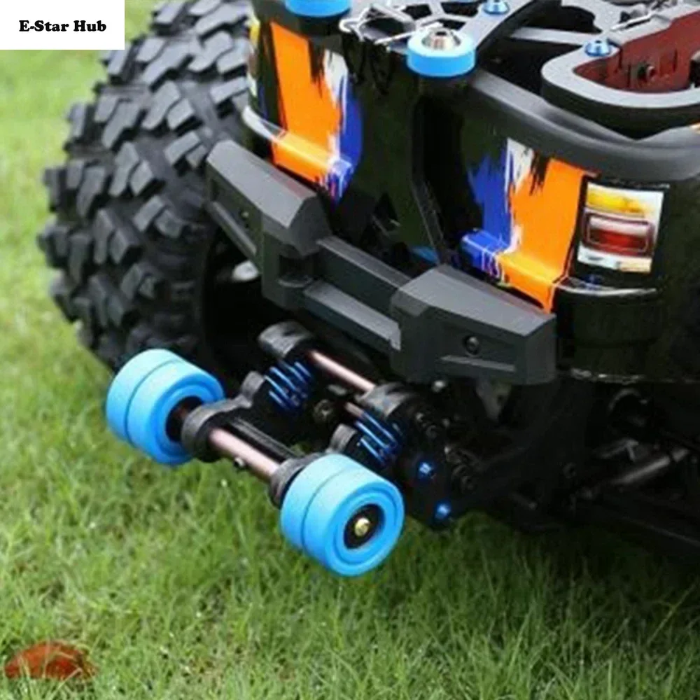 E-Star Hub E-Star HubNylon Double Wheel Wheelie Raise Head Bar for 1/5 Traxxas XMAXX X-MAXX RC Car Parts