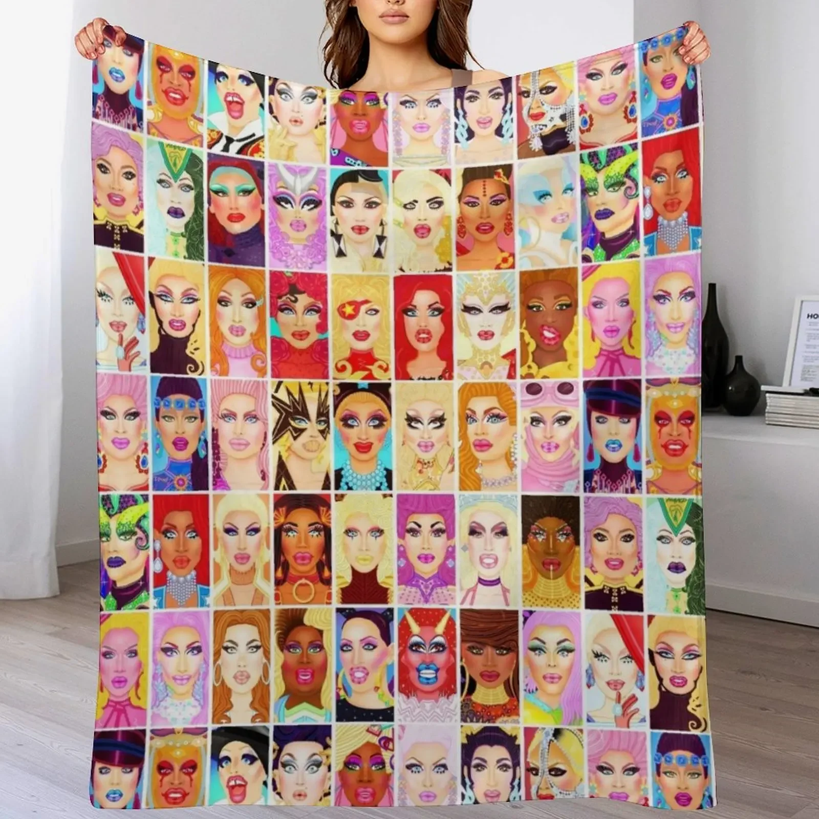 DRAG QUEEN ROYALTY Throw Blanket Personalized Gift heavy to sleep christmas decoration sofa bed Blankets