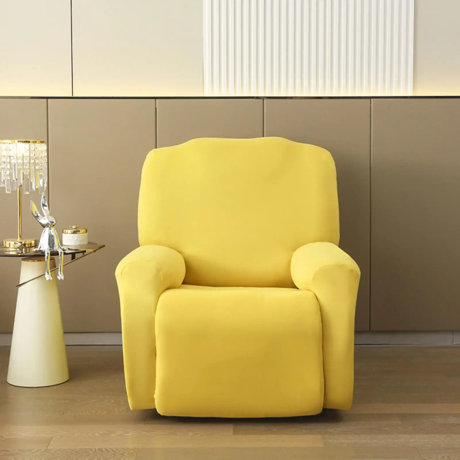 recliner Chair Covers Stretch recliner Sofa Covers for Ceremony Banquet Home Yellow