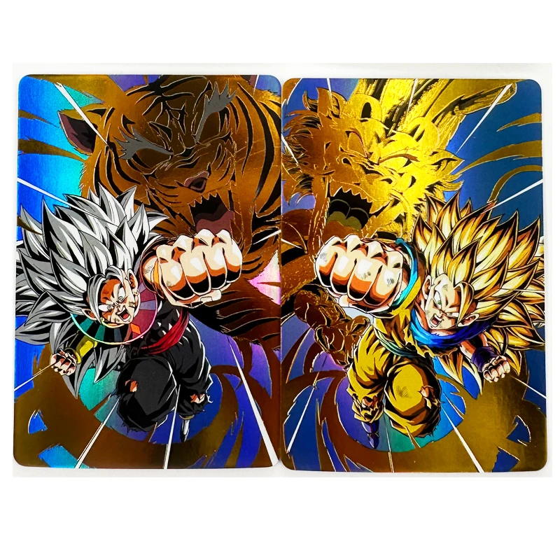 2pcs/set Dragon Ball Z GT Super Saiyan Heroes Battle Card Ultra Instinct Goku Vegeta Game Collection Cards