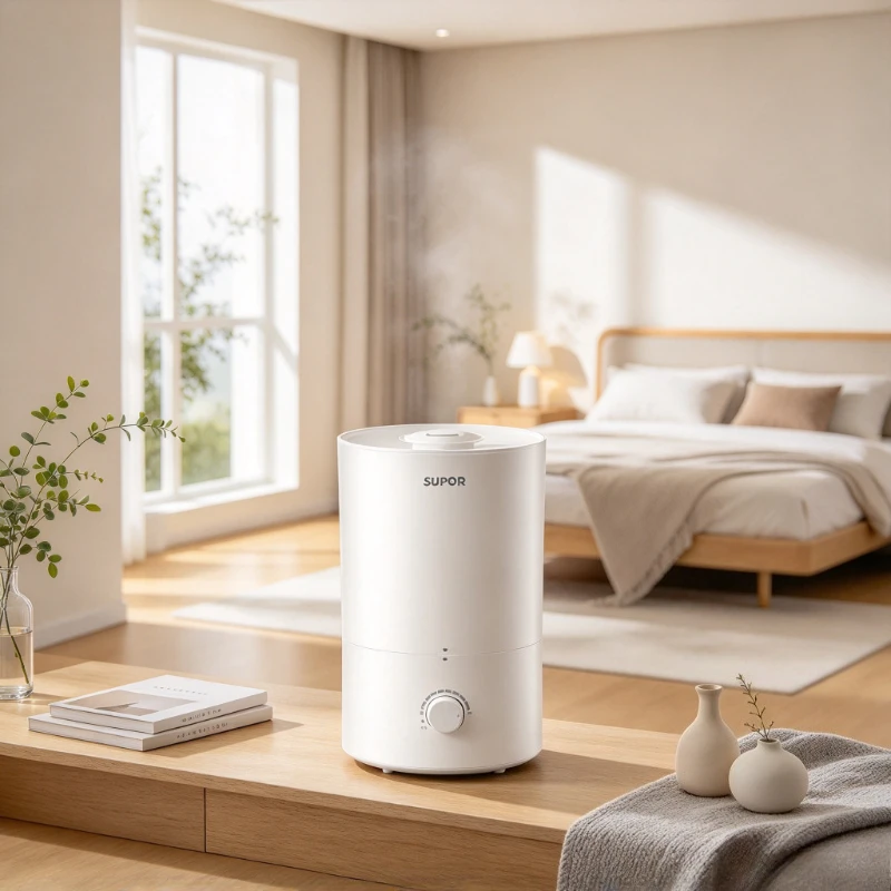 360mL/h Desktop Humidifier, 23.5H Runtime Top Fill Mist Machine with Quiet Operation for Bedroom Dorm Office Home Daily Use