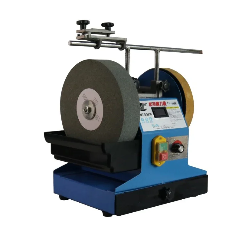 Small Multifunctional Water-Cooled Knife Sharpener Low-Speed Grinder Polishing Machine
