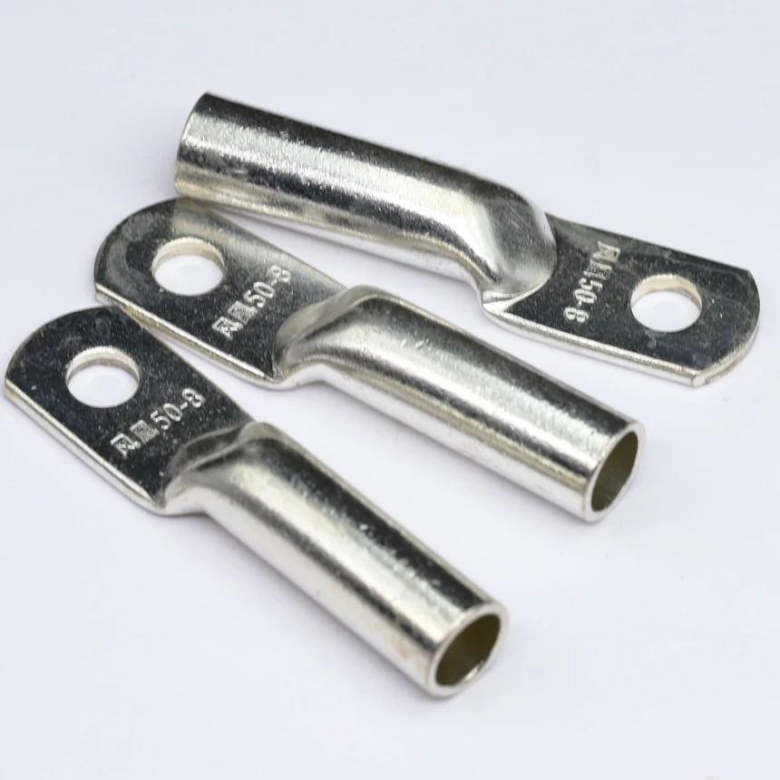 DTG Copper Oil-Plugging Electrical Power Cable Wire Screw Hole Tube Tubular Lug Connection Connector Cord End Crimping Terminal