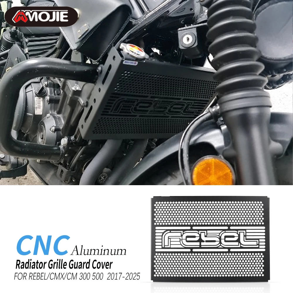 

For HONDA REBEL CMX300 CMX500 CMX/CM 500/300 CM300 CM 500 2017- 2025 Motorcycle Radiator Grille Guard Cover Protector Protection