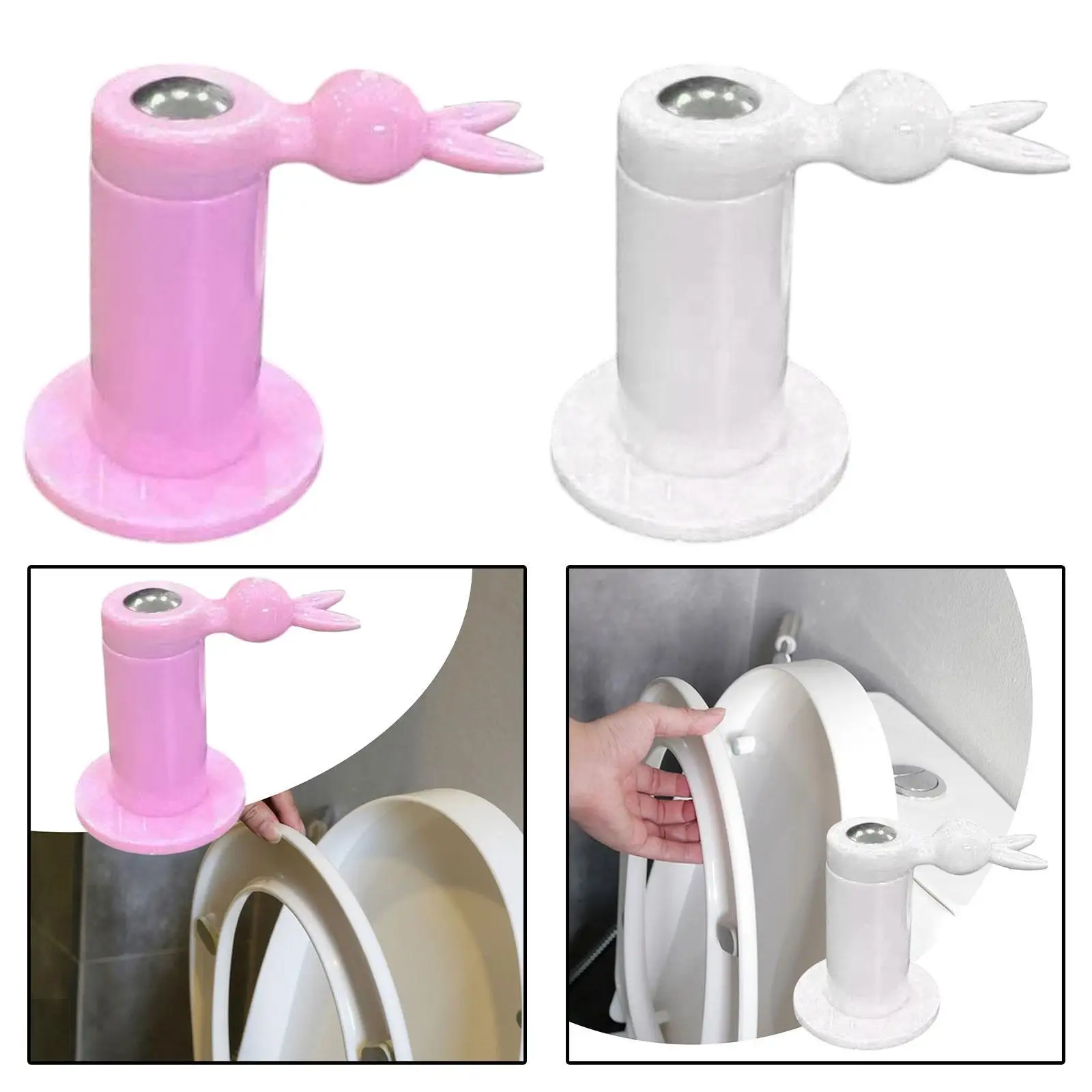 Toilet Seat Cushion Fixer for Toilet Lid Anti Drop Hooks Toilet Seat Handle