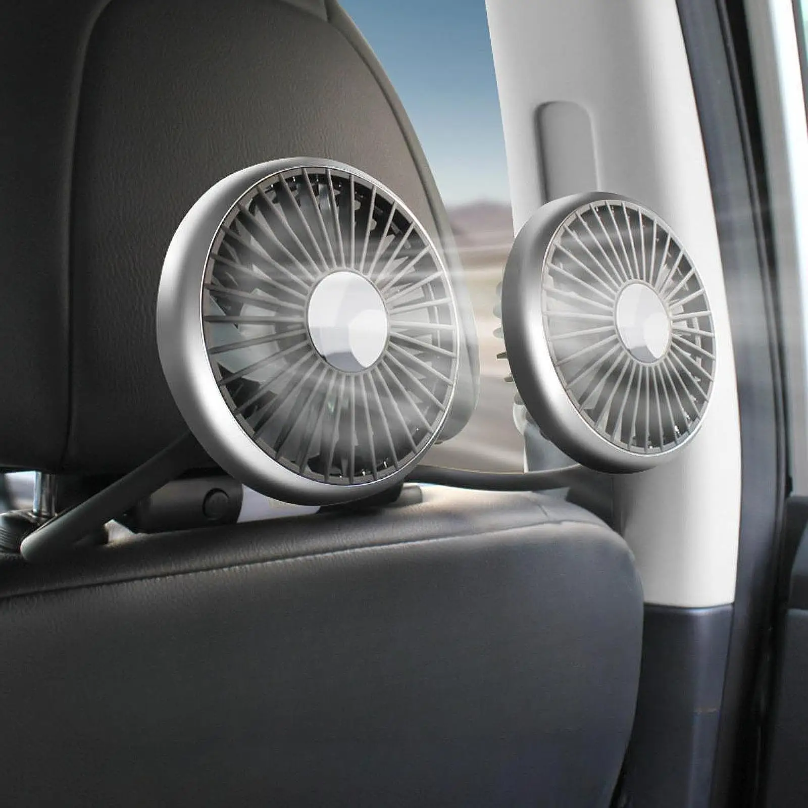 

Car Cooling Fan for Back Seat Car Fan for Backseat for Home RV Cars