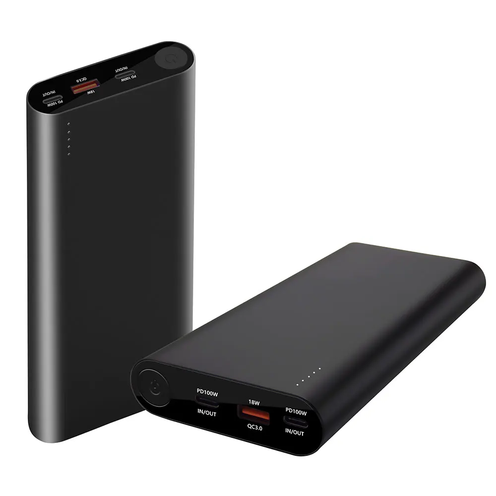New Version PD 45W 65W 100W Portable Charger 26800mAh USB Type-C Power Bank Fast Recharge for Macbook and Mobile Devices