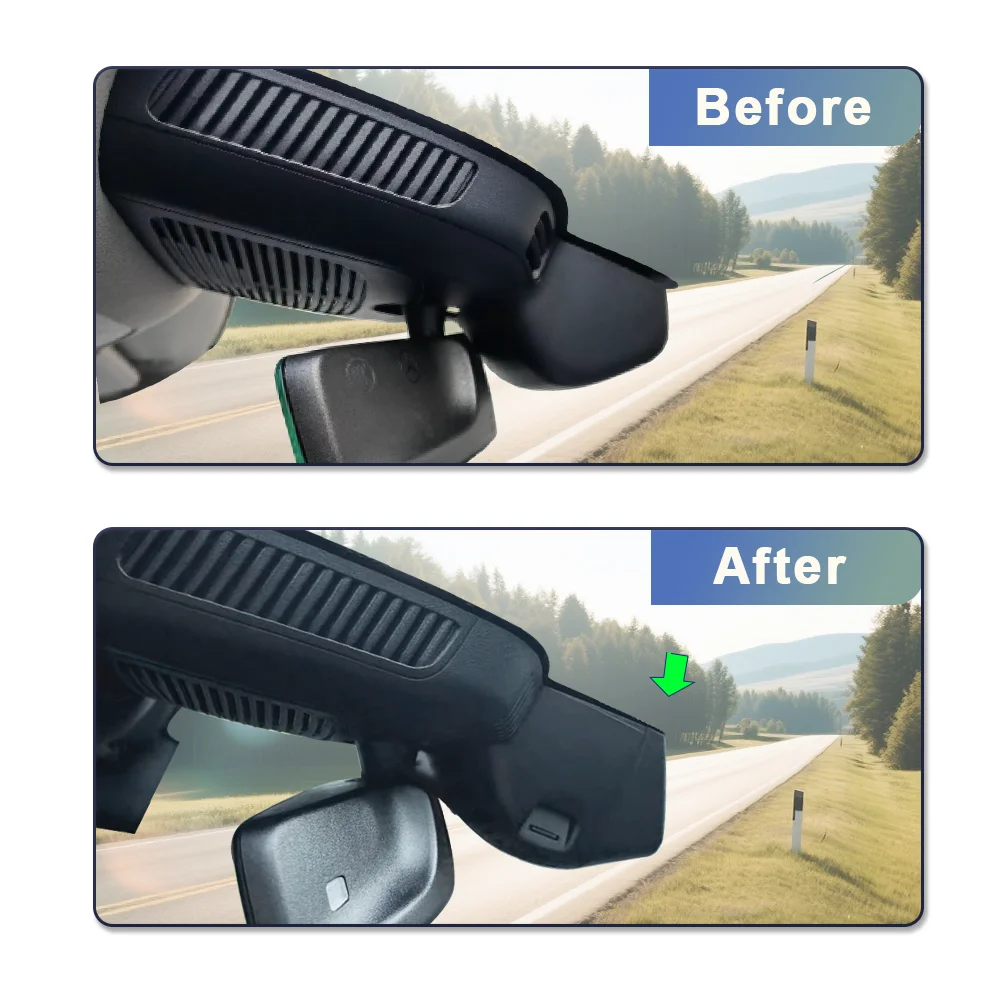 4K HD WIFi Car DVR Dash Cam Mercedes-Benz GLE 400 320 350 GLS450 متوافق مع بعض الموديلات DashCam Plug and Play APP Control #4