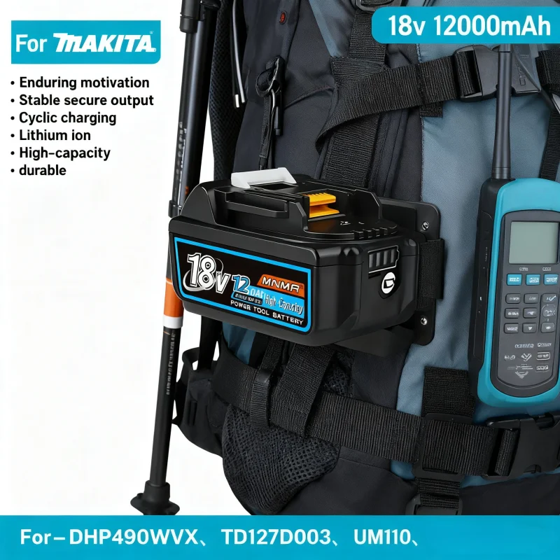 

⚡ Batteries suitable for makita wireless power tools, 18V, BL1860, BL1850, BL1840, BL1830, LXT400, BL1815 & More ✅