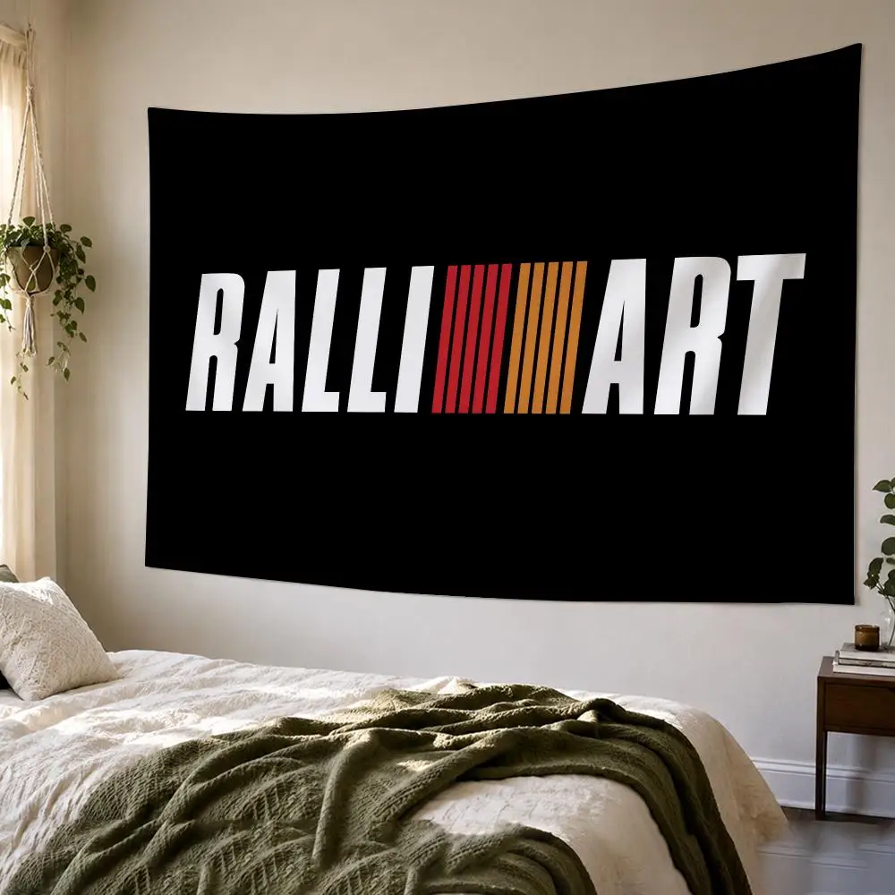 R-Ralliart Racing Car Modification Tapestry Bedroom Living Room Bar Party House Home Dorm Interior Wall Decor Background Banner