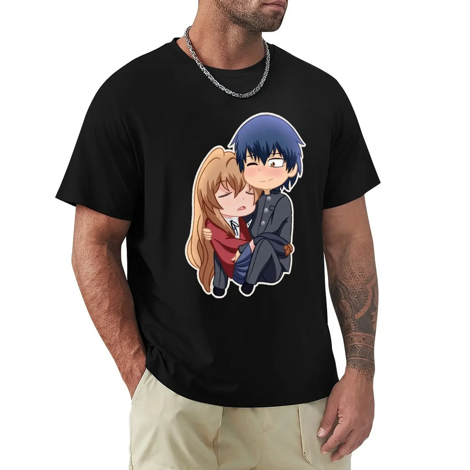 Toradora T-shirt tees anime funnys plain white t shirts men