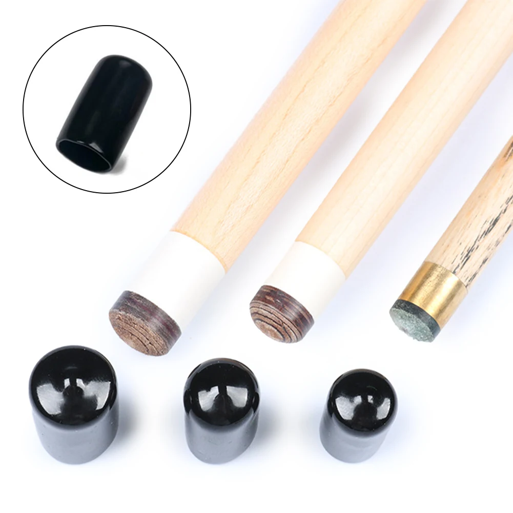 3/6Pcs 9-14mm Pool Cue Tip Cover Slip-on Rubber Head Protectors Case Replacement Ferrule Snooker Billiard Accessories