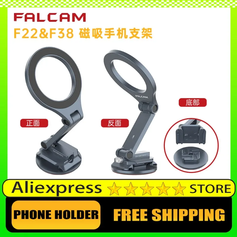 

FALCAM F22&F38 Phone Holder Magsafe Magnetic Foldable Bracket for IPhone 15 14 13 12 Mini Pro Pro Max Phone Magnetic Car Holder