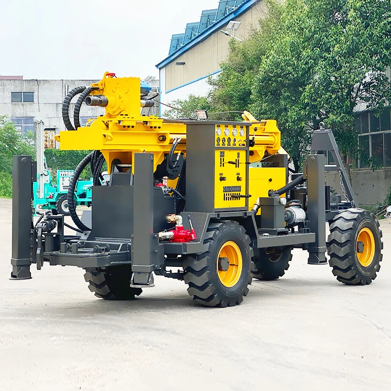 Customized 160/200m Hydraulic Deep Water Well Rig Diesel Crawler Efficient Light Portable Well Drilling Machine Boring Hot Sale