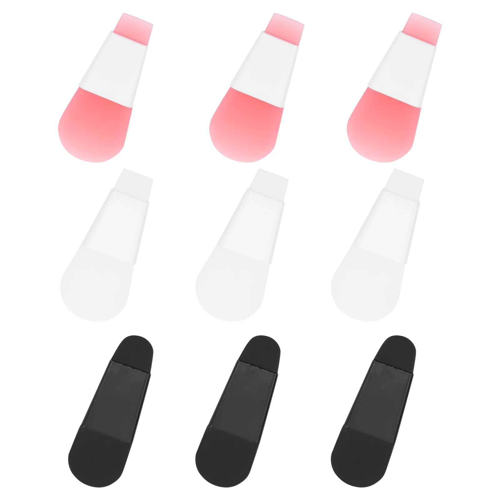 9Pcs Silikon Gesicht Maske Pinsel Kurzen Griff Gesichts Schlamm Applikator Tragbare Gesicht Pflege Werkzeuge Multifunktions Maske Schönheit Zubehör