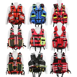 Water Rescue Life Jacket Heavy Life Jacket Rescue Buoyancy Vest Fire Protection and Flood Control Large Buoyancy Vest