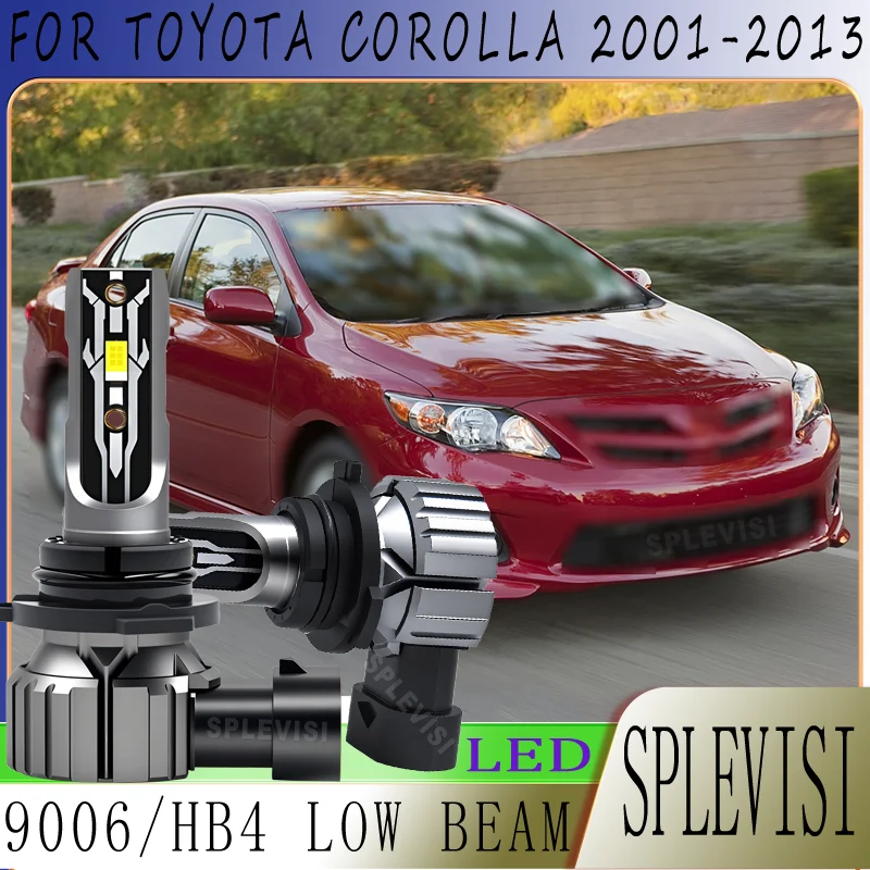 

Easy Installation waterproof 9006 Headlight LED Low Beam Lights For Toyota Corolla 2001 2002 2003 2004 2005 2006 2007 2008-2013