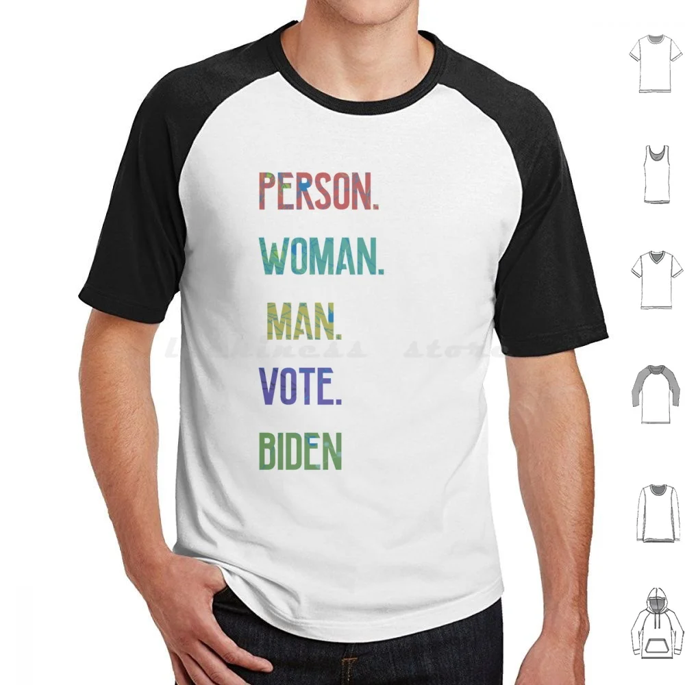 Person Woman Man Vote Biden Hoodie cotton Long Sleeve Political Liberal Conservative Democrat Usa America Vote Voting Voter