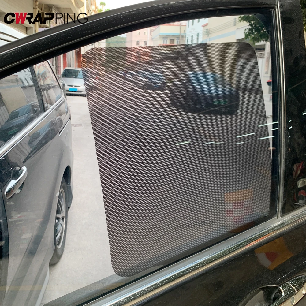 Car Sunshade Stickers Static Electrostatic Window Visor Decorative Stickers Sun Block for Car Windows Side Blocks Cover Films