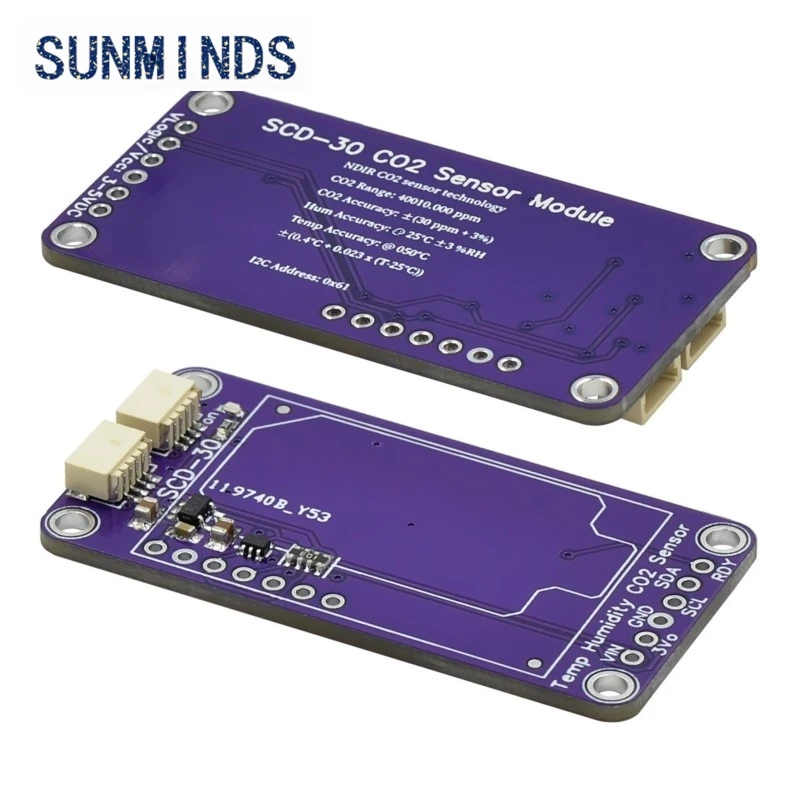 SCD30 Air Quality Sensors Module for CO2 and RH/T Measurements I2C Modbus PWM