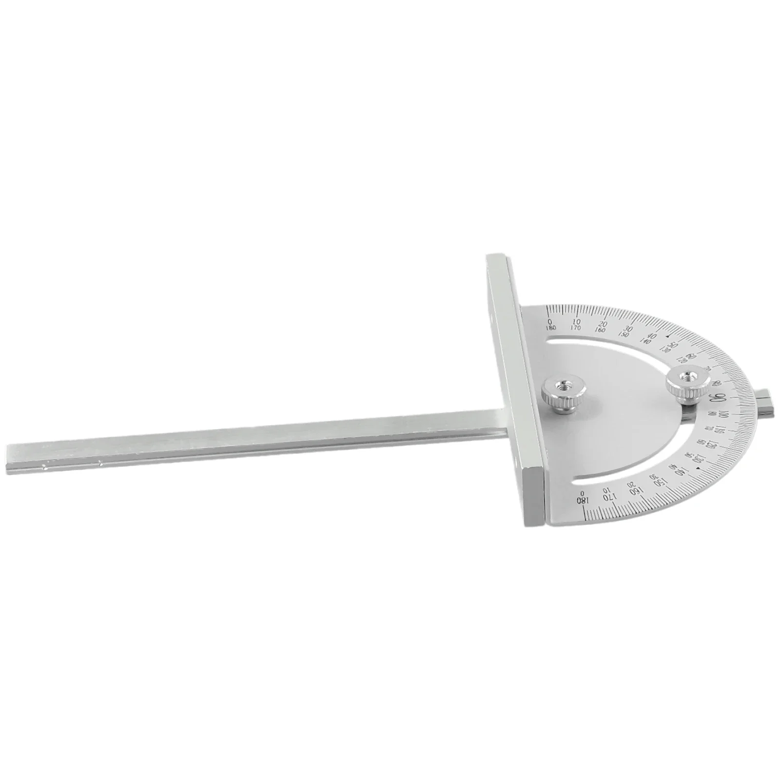 Imagem -04 - Silver Metal Circular Router Miter Gauge com Aperto Grande Régua de Ângulo T-slot Mini Serra de Mesa Ferramenta de Madeira Faça Você Mesmo 180x90 mm