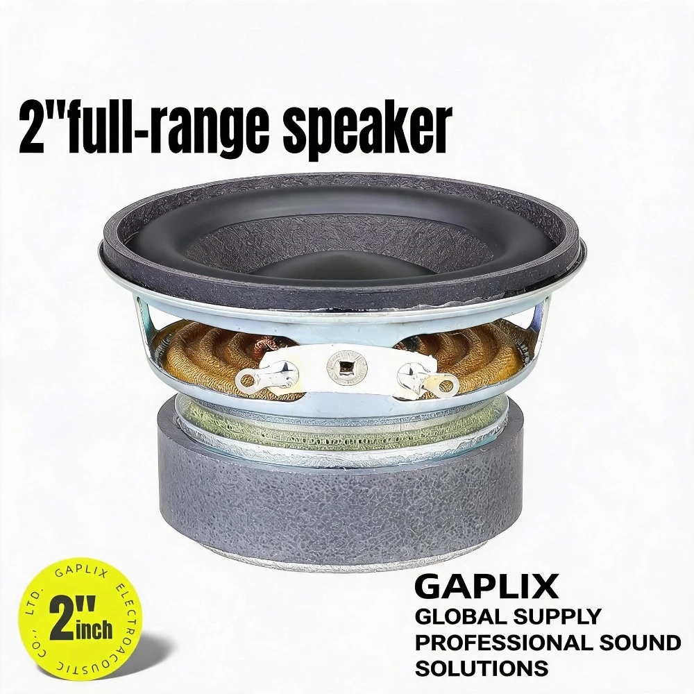 MW Audio 2 Stück 2" Fullrange-Lautsprecher 4 Ohm 5W, Doppelmagnet Hochleistungs-Ferrit 52mm – Detail 4
